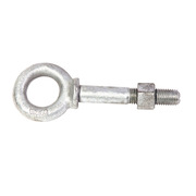 BARON MANUFACTURING Eye Bolt With Shoulder, Steel, Galvanized 22213